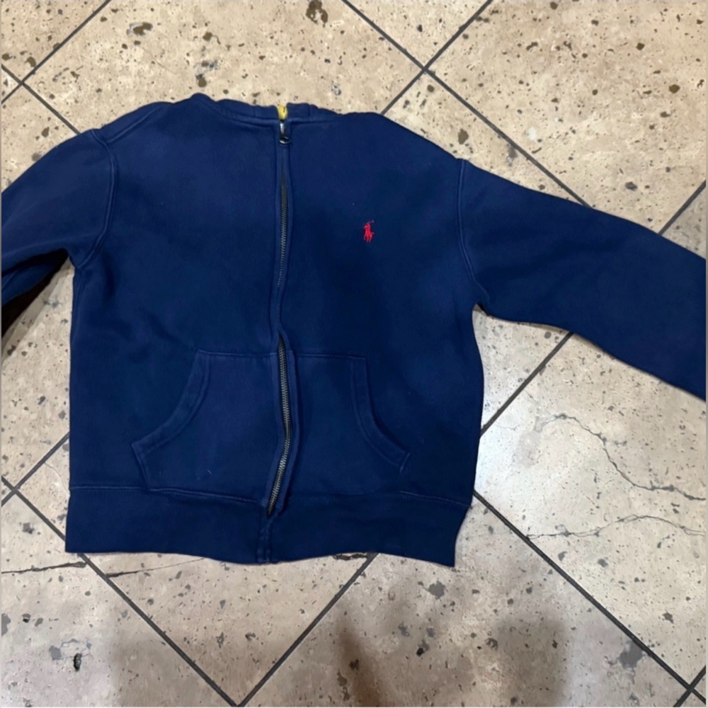 💜 Polo by Ralph Lauren Dark Blue Hoodie